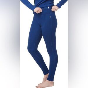 Smartwool classic thermal merino wool base layer pant blueberry hill heather XS